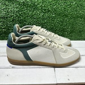 Rothy's RS101 Light Grey and Green Sneakers